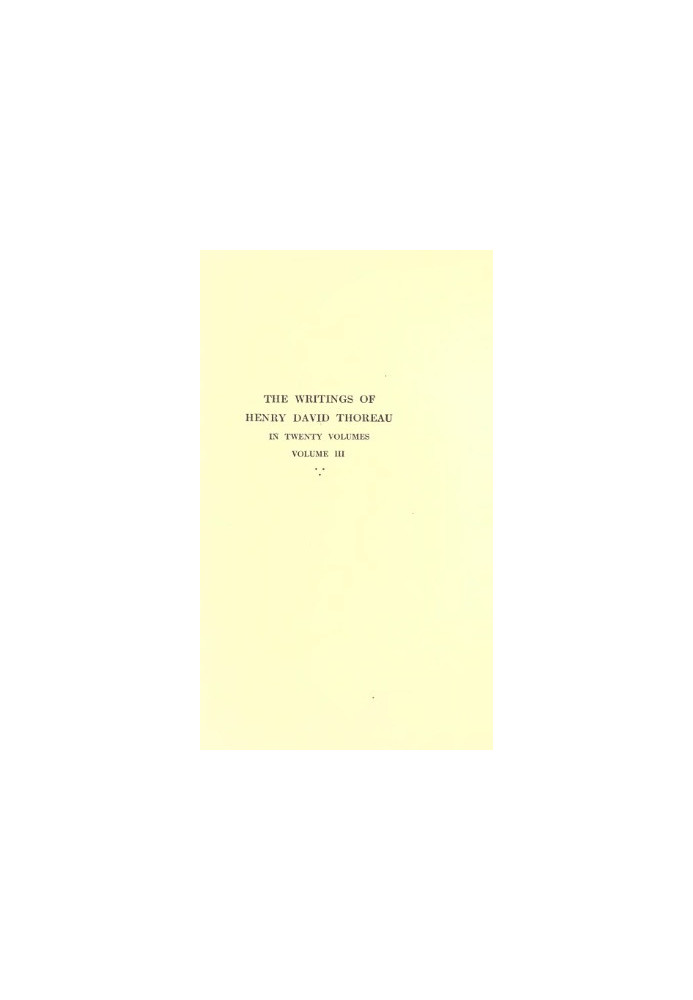 The Writings of Henry David Thoreau in 20 Volumes