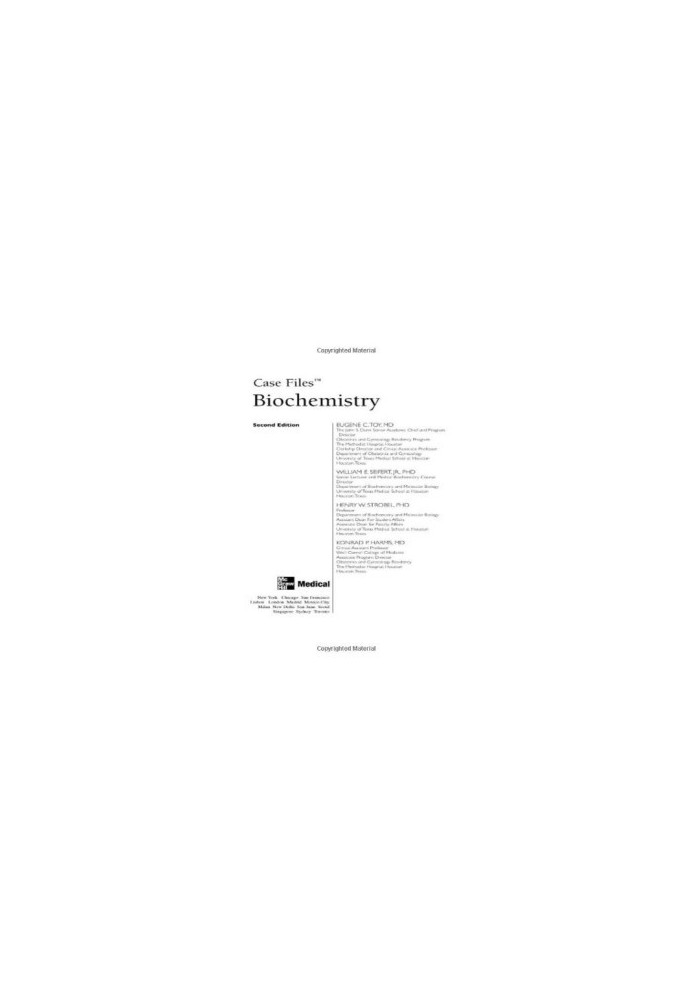 Case Files: Biochemistry, 2nd Edition