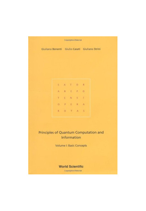 Principles of quantum computation and information. Vol. 1: Basic concepts