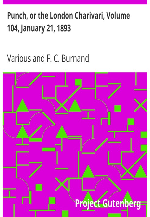 Панч, або Лондонський чаріварі, том 104, 21 січня 1893 р