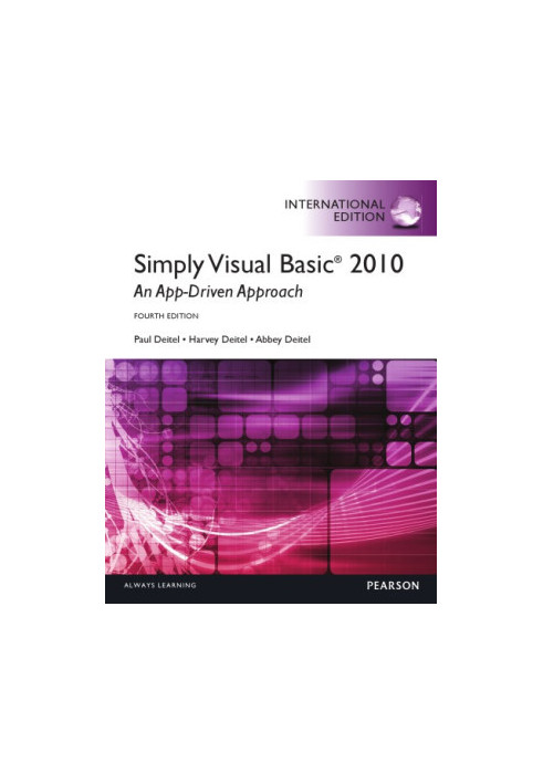 Simply Visual Basic 2010: an App-Driven Approach