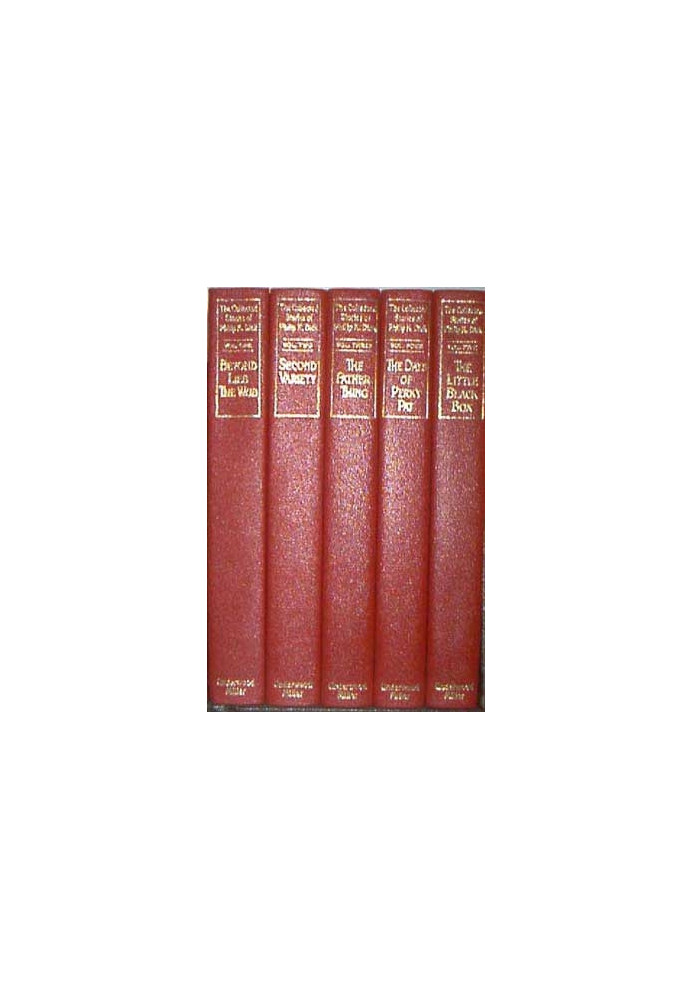 5 volumes of The Collected Stories of Philip K. Dick