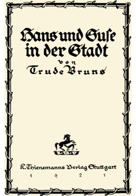 Hans and Suse in the city