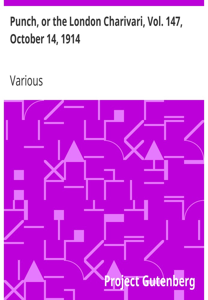 Панч, або Лондонський чаріварі, том. 147, 14 жовтня 1914 р