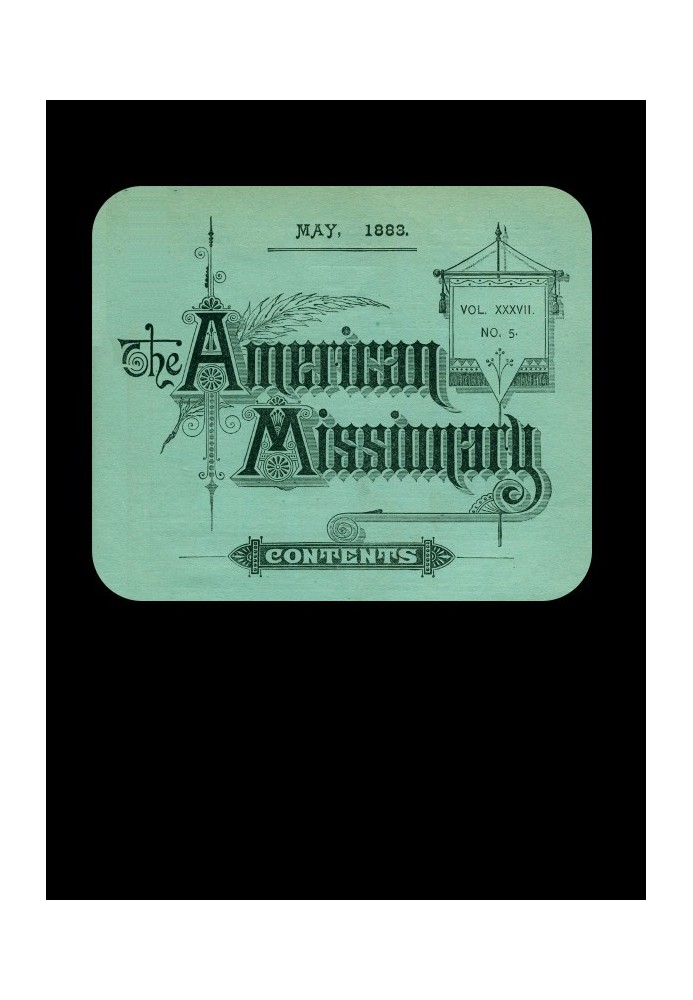 Американський місіонер — том 37, № 5, травень 1883 р