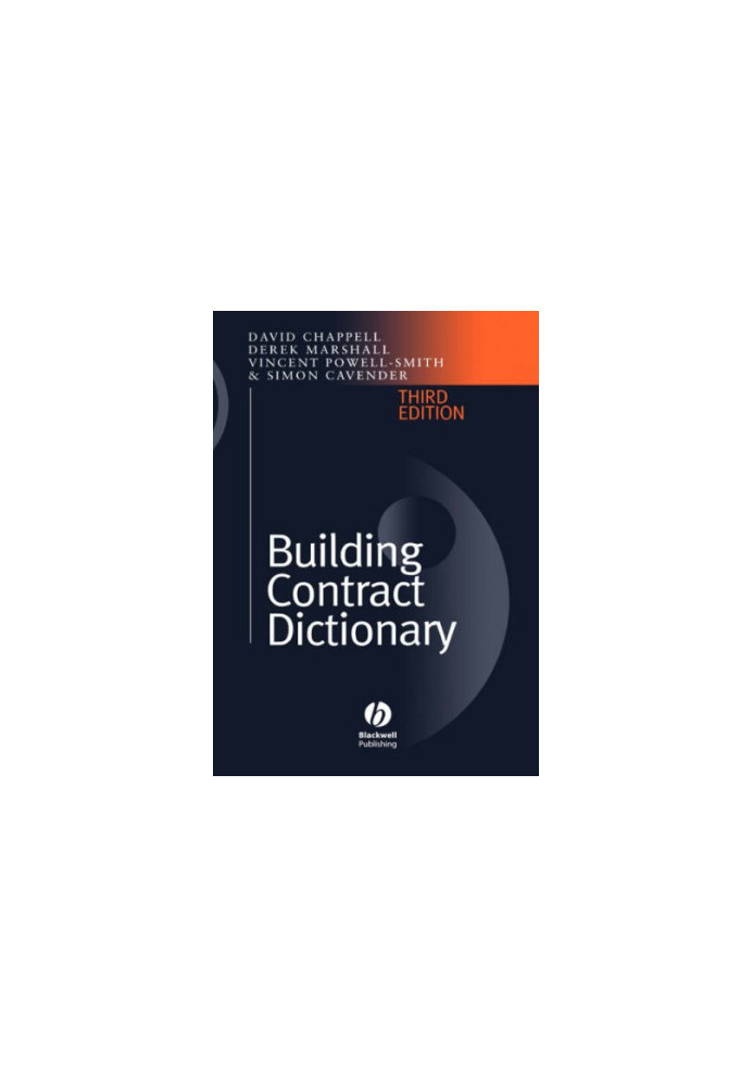 Building Contract Dictionary
