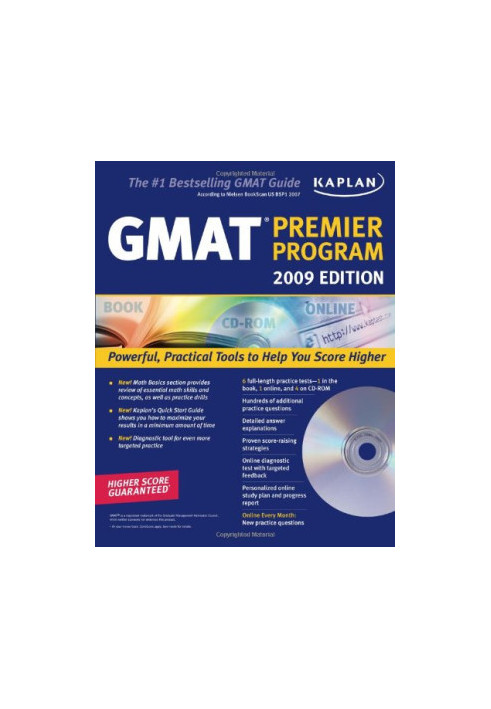 Kaplan GMAT Premier Program, 2009