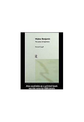 Walter Benjamin : the colour of experience