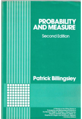 Probability and Measure (Wiley Series in Probability and Statistics)