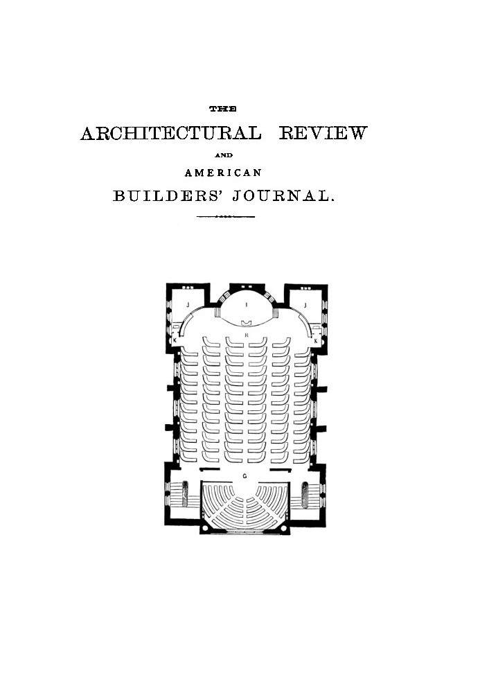 The Architectural Review and American Builders' Journal, Aug. 1869