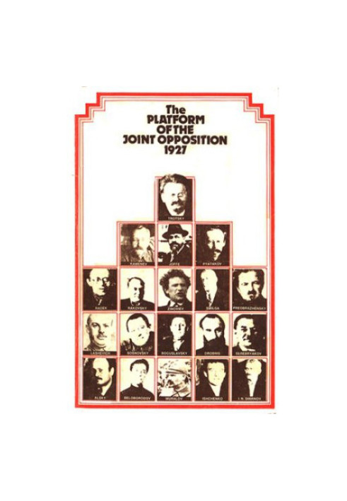 Platform of the Joint Opposition