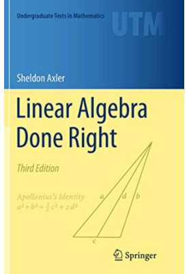 Linear Algebra Done Right, Third Edition