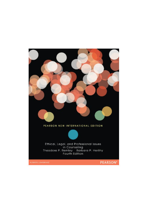 Ethical, Legal, and Professional Issues in Counseling