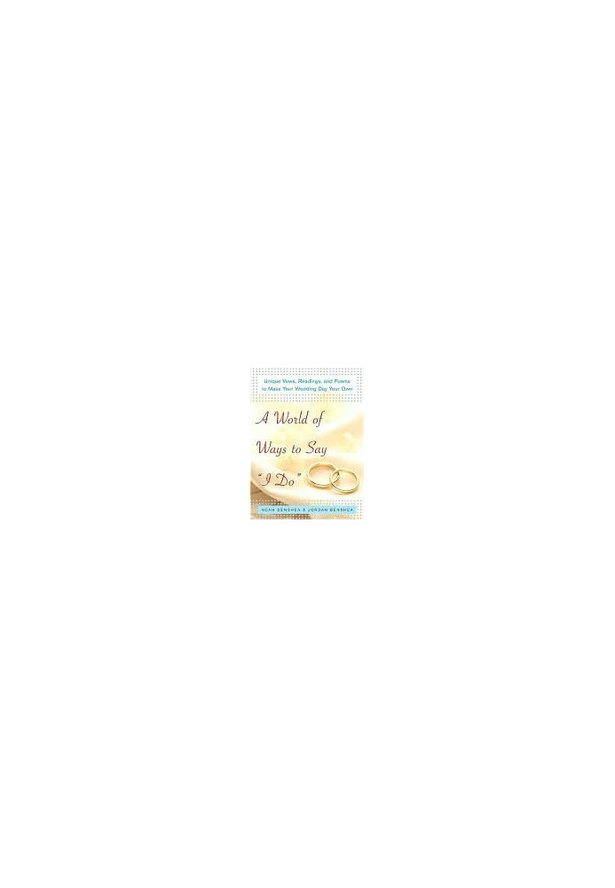 World of Ways to Say I Do