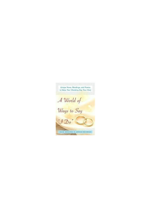 World of Ways to Say I Do