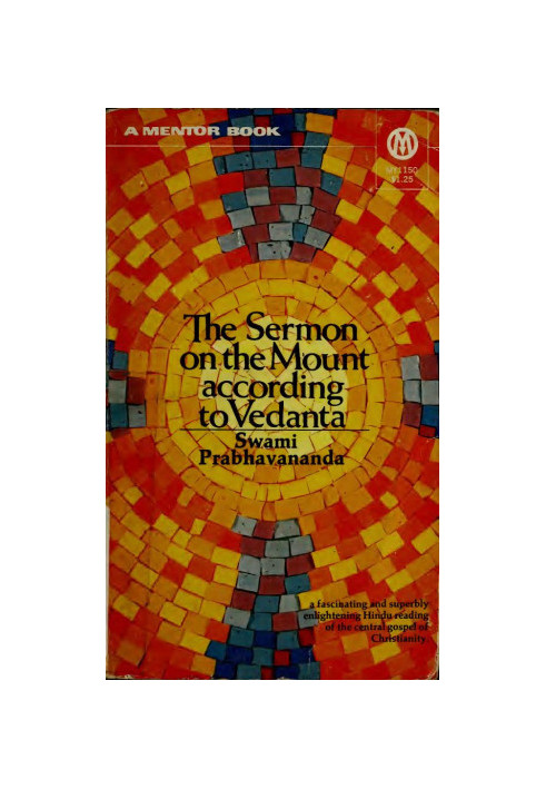 The Sermon on the Mount According to Vedanta