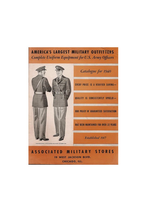 Complete Uniform Equipment for U.S. Army Officers [Catalog]