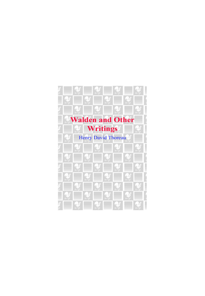 Walden and Other Writings