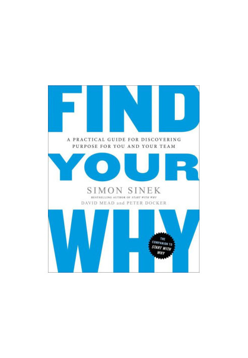 Find Your Why: A Practical Guide for Discovering Purpose for You and Your Team