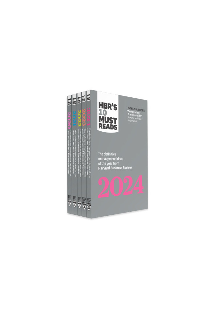 5 Years of Must Reads from HBR: 2024 Edition (5 Books)