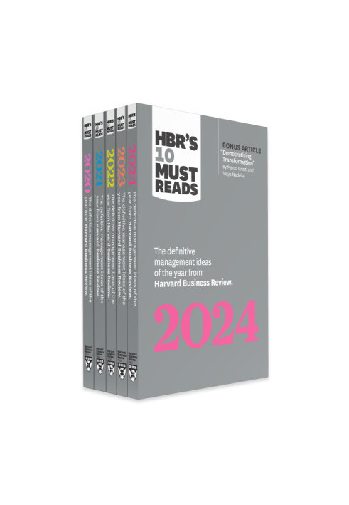 5 Years of Must Reads from HBR: 2024 Edition (5 Books)