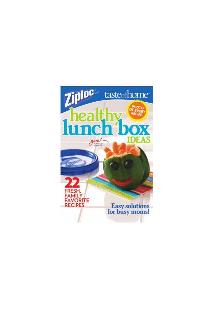Taste of Home Ziploc Healthy Lunch Box Ideas