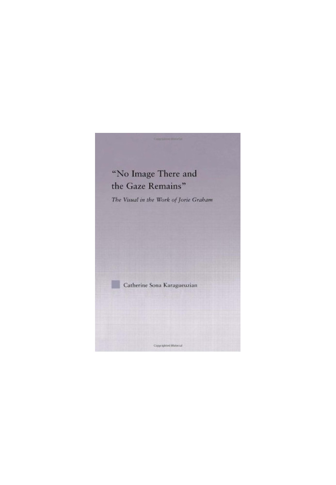 No image there and the gaze remains : the visual in the work of Jorie Graham