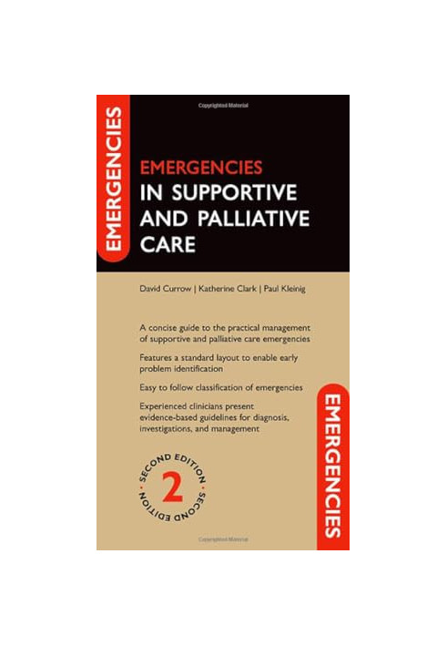 Emergencies in Supportive and Palliative Care