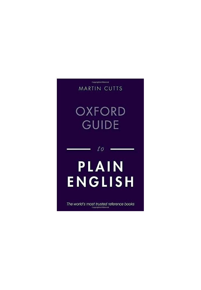 Oxford Guide to Plain English