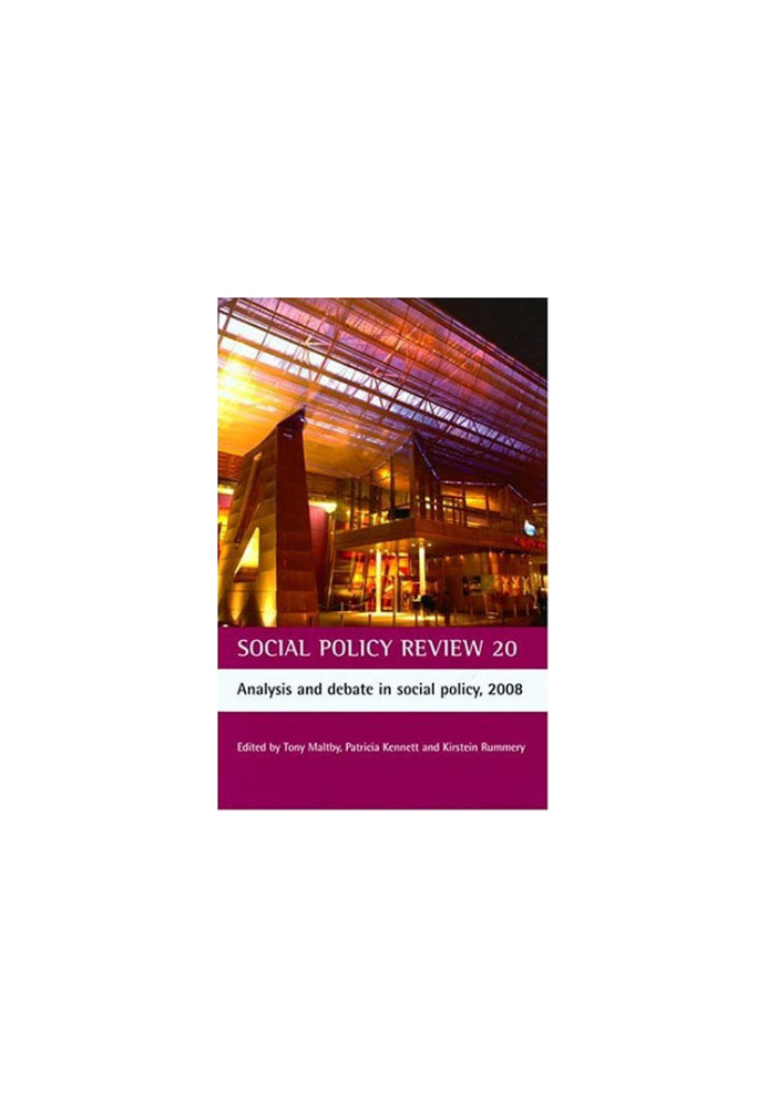 Social Policy Review 20.