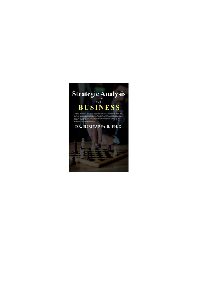 Strategic Analysis of Business