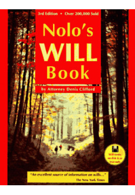 Nolo's will book