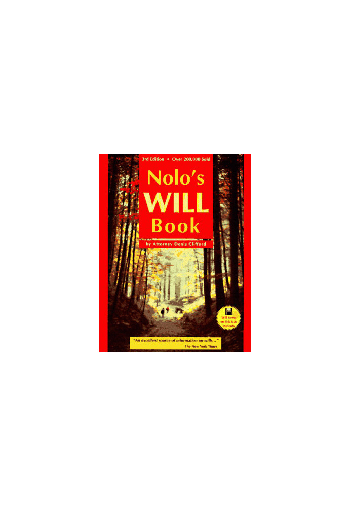 Nolo's will book