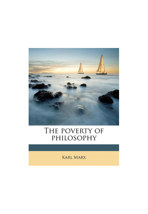 The Poverty of Philosophy