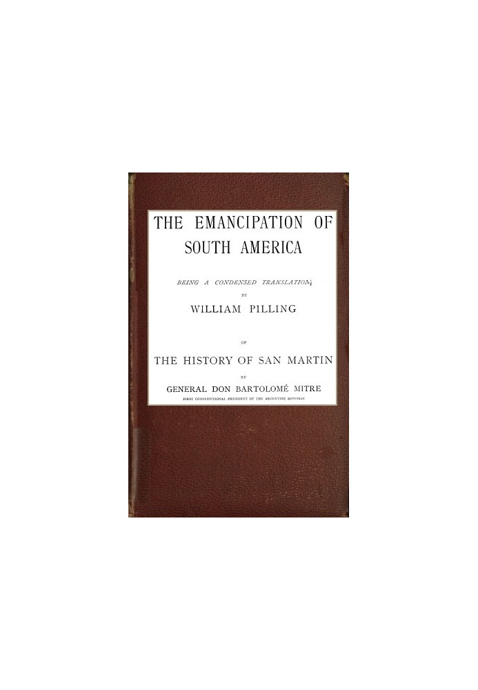 The Emancipation of South America