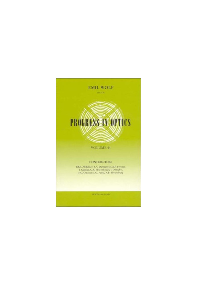 Progress in Optics, Vol. 44