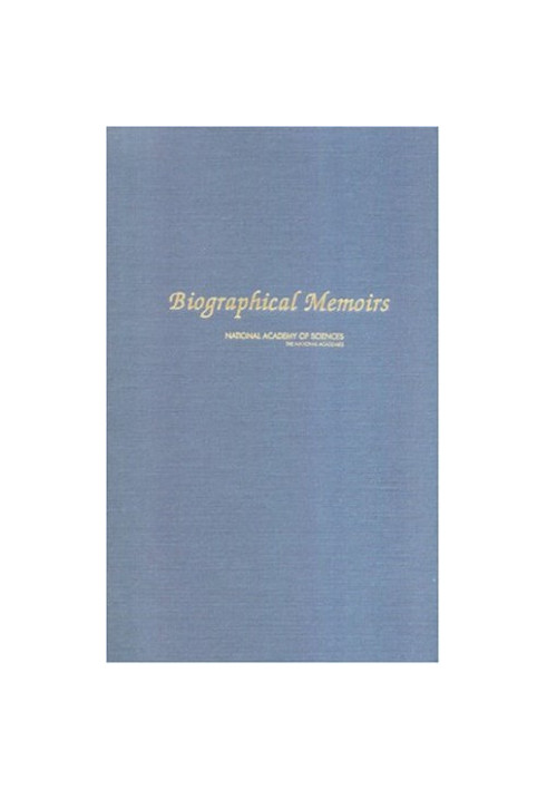 Biographical Memoirs