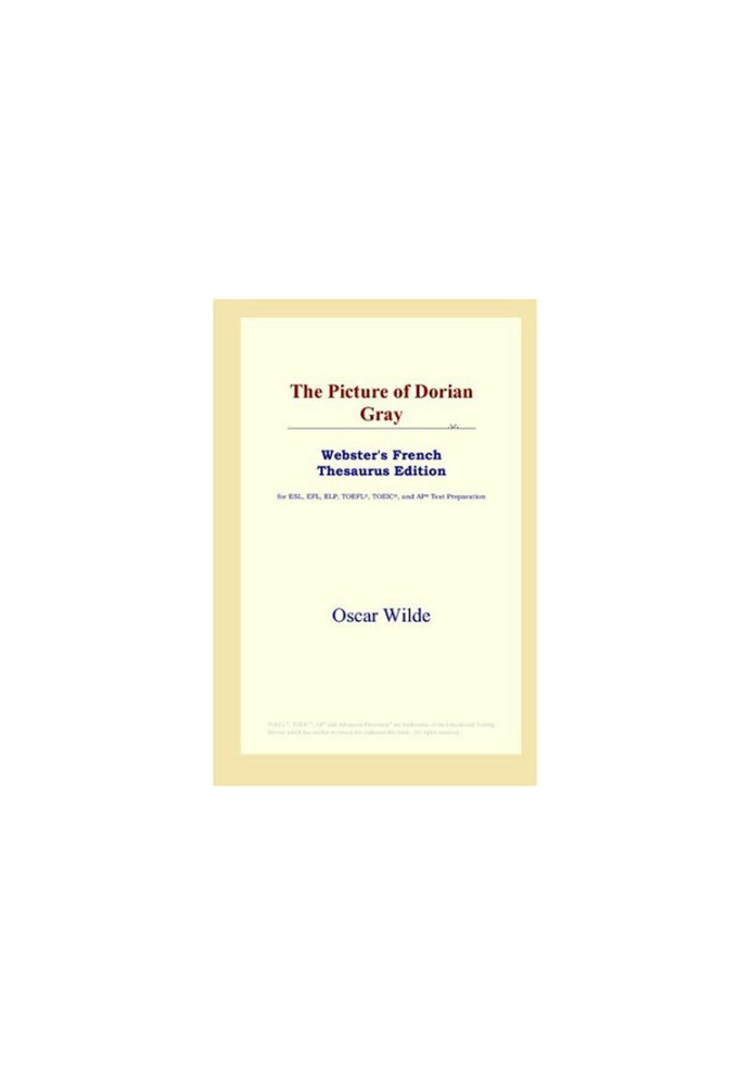 The Picture of Dorian Gray (Webster's French Thesaurus Edition)