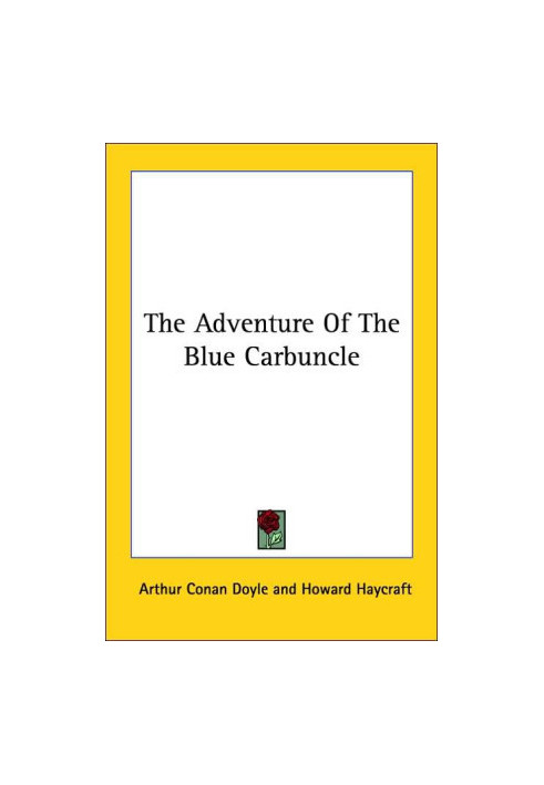 The Adventure of the Blue Carbuncle