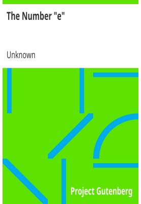 The Number "e"
