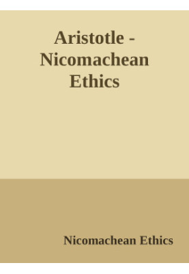 Nicomachean Ethics Book 1 - 10