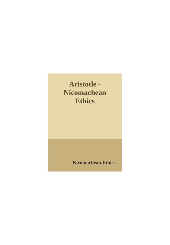 Nicomachean Ethics Book 1 - 10