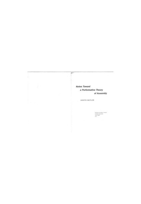 Notes Toward a Performative Theory of Assembly