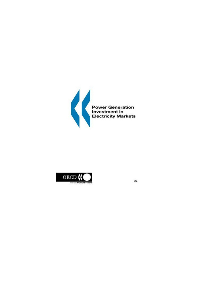 Power Generation Investment in Electricity Markets (Energy Market Reform)