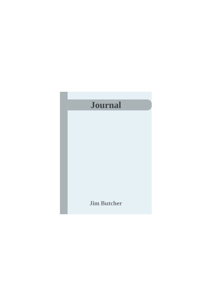 Journal (The Dresden Files, 12.2)