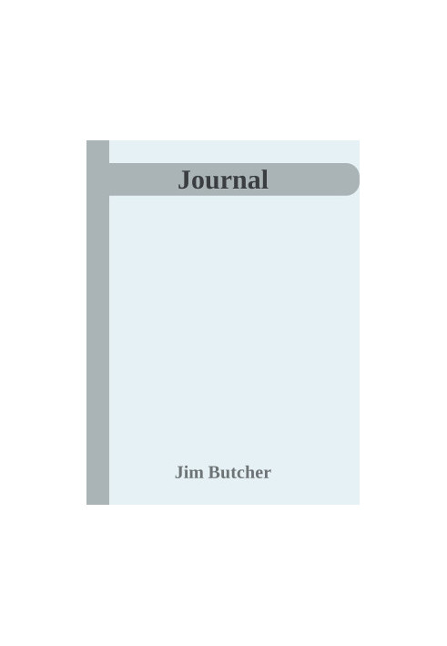 Journal (The Dresden Files, 12.2)