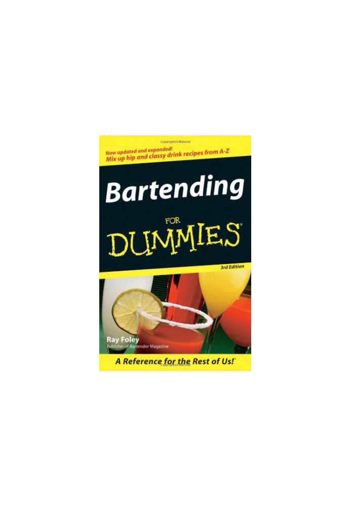 Bartending For Dummies