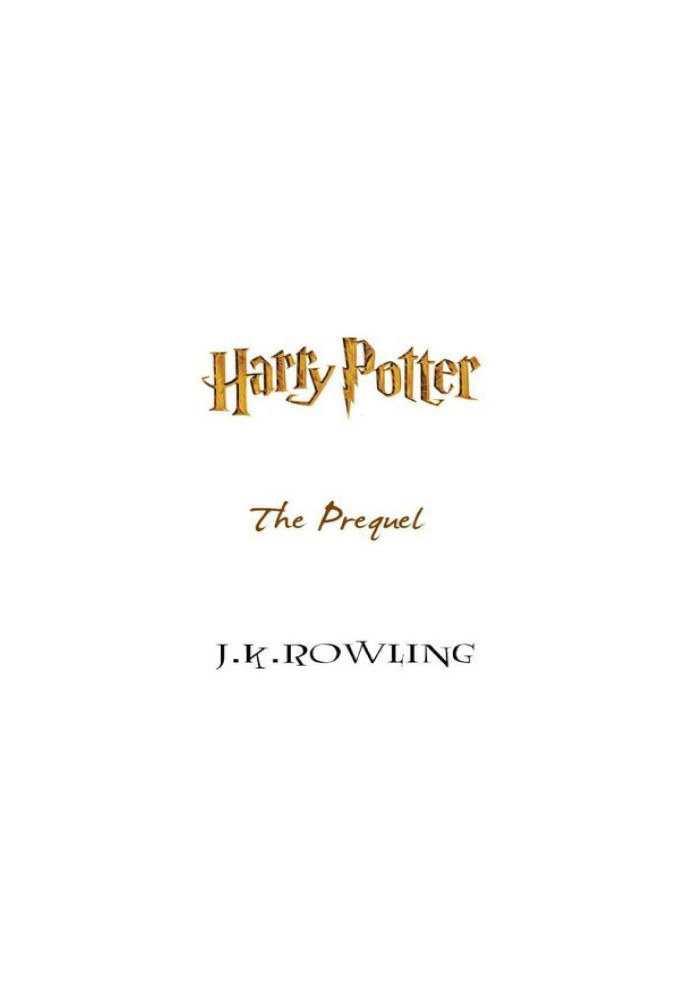 Harry Potter Prequel
