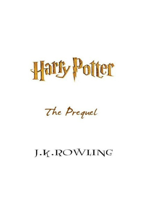 Harry Potter Prequel