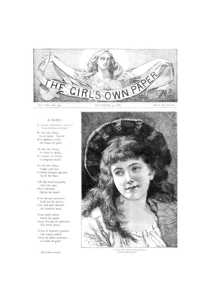 The Girl's Own Paper, Vol. VIII, № 359, 13 листопада 1886 р